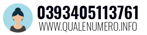 Numero di telefono 0393405113761 0393405113761