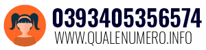 Numero di telefono 0393405356574 0393405356574