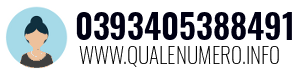 Numero di telefono 0393405388491 0393405388491