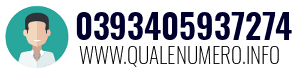 Numero di telefono 0393405937274 0393405937274