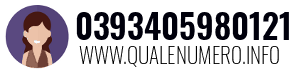 Numero di telefono 0393405980121 0393405980121