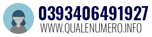 Numero di telefono 0393406491927 0393406491927