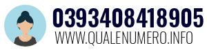 Numero di telefono 0393408418905 0393408418905