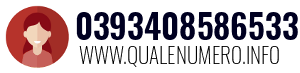 Numero di telefono 0393408586533 0393408586533