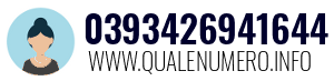 Numero di telefono 0393426941644 0393426941644
