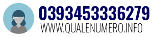 Numero di telefono 0393453336279 0393453336279