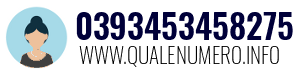 Numero di telefono 0393453458275 0393453458275