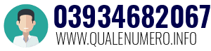 Numero di telefono 03934682067 03934682067