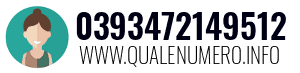 Numero di telefono 0393472149512 0393472149512