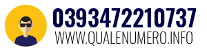 Numero di telefono 0393472210737 0393472210737