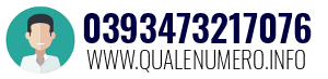 Numero di telefono 0393473217076 0393473217076