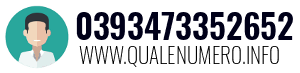 Numero di telefono 0393473352652 0393473352652