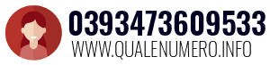 Numero di telefono 0393473609533 0393473609533