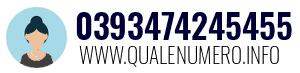 Numero di telefono 0393474245455 0393474245455