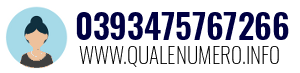Numero di telefono 0393475767266 0393475767266