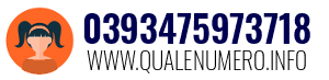 Numero di telefono 0393475973718 0393475973718