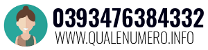 Numero di telefono 0393476384332 0393476384332