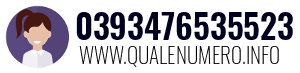 Numero di telefono 0393476535523 0393476535523