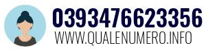 Numero di telefono 0393476623356 0393476623356