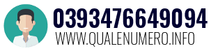 Numero di telefono 0393476649094 0393476649094