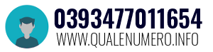 Numero di telefono 0393477011654 0393477011654