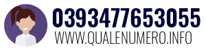Numero di telefono 0393477653055 0393477653055