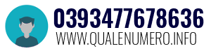 Numero di telefono 0393477678636 0393477678636