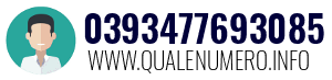 Numero di telefono 0393477693085 0393477693085