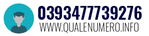 Numero di telefono 0393477739276 0393477739276