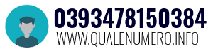 Numero di telefono 0393478150384 0393478150384