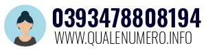 Numero di telefono 0393478808194 0393478808194