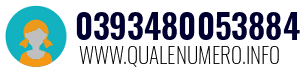 Numero di telefono 0393480053884 0393480053884