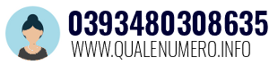 Numero di telefono 0393480308635 0393480308635