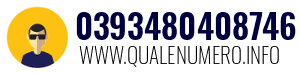 Numero di telefono 0393480408746 0393480408746