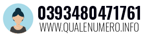 Numero di telefono 0393480471761 0393480471761
