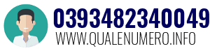Numero di telefono 0393482340049 0393482340049