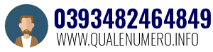Numero di telefono 0393482464849 0393482464849