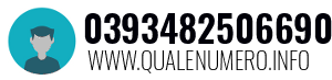 Numero di telefono 0393482506690 0393482506690