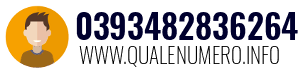 Numero di telefono 0393482836264 0393482836264