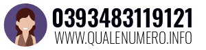 Numero di telefono 0393483119121 0393483119121