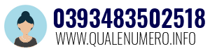 Numero di telefono 0393483502518 0393483502518