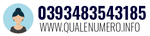 Numero di telefono 0393483543185 0393483543185