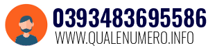 Numero di telefono 0393483695586 0393483695586