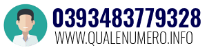 Numero di telefono 0393483779328 0393483779328
