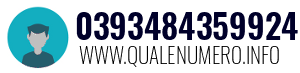 Numero di telefono 0393484359924 0393484359924