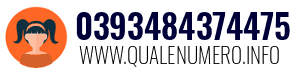 Numero di telefono 0393484374475 0393484374475