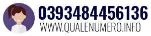 Numero di telefono 0393484456136 0393484456136