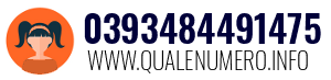 Numero di telefono 0393484491475 0393484491475