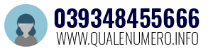 Numero di telefono 039348455666 039348455666