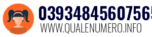 Numero di telefono 03934845607565 03934845607565